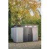 Zahradní domek Keter Artisan 11x7 šedý/antracit, s podlahou, 610379