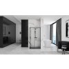 Rea Punto 100x80 sprchový kout, black, REA-K4806