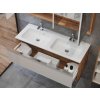 Lavedo Domus 120 koupelnová skříňka s dvojumyvadlem, litý mramor, DM-120