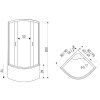 1074 2 aplomo lave 80x80x200 sprchovy kout rozmer 80x80