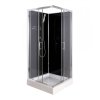 Savana Veduta Liza Black sprchový box Rozměr koutu: 90x90cm, Y87-S3M