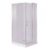 Savana Veduta White Zoya čtvercový sprchový kout s vaničkou Rozměr koutu: 90x90cm, Y9062-90