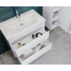 Lavedo Luton I. 100 White koupelnová skříňka s umyvadlem, LUISK100