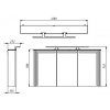 4245 3934 kingsbath galerka levanto grey 128 s osvetlenim