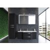 Lavedo Levanto Black 128 koupelnová skříňka s umyvadlem, LV-128_BL