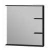 4062 2575 kingsbath broadway black 80 zrcadlo s polickou a led osvetlenim