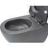 Deante Peonia rimless WC závěsné se sedátkem, antracit, CDEDDZPW