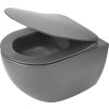 Deante Peonia rimless WC závěsné se sedátkem, antracit, CDEDDZPW