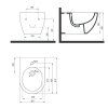 3666 2995 deante peonia bidet zavesny antracit