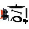 3561 2944 black edition zina 6 podomitkovy sprchovy set ibox cerna