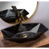 Rea Vegas Marble 57 keramické umyvadlo na desku, REA-U0994