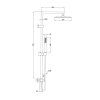 3471 1 3379 1 black edition svart sprchovy set s baterii termostaticky
