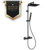 3471 3379 black edition svart sprchovy set s baterii termostaticky