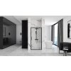 Rea Rapid Swing sprchové dveře, black Rozměr sprch.dveří: 80cm, REA-K6408