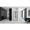 Rea Rapid Slide sprchové dveře, black Rozměr sprch.dveří: 140cm, REA-K6404