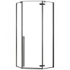 Rea Diamond pětiúhelníkový sprchový kout, black Rozměr koutu: 80x80cm, REA-K6900
