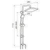 Kerra Deny 63 sprchový set, NOV-DEN63