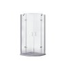 Besco Viva čtvrtkruhový sprchový kout Rozměr koutu: 80x80cm, VP-80-195-C