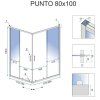 1509 5119 aplomo punto 100x80x190 sprchovy kout