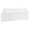 Besco Intima 150x85 akrylátová vana Délka vany: 150cm, Orientace: Pravá, WAIT-150-NP