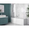 Besco Inspiro akrylátová vana s vanovou zástěnou Délka vany: 150cm, Orientace: Levá, WAI-150-NLE