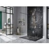 Besco Aveo Due Black Walk In sprchový kout Rozměr: 140cm, ADB-140-195C