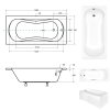 Besco Aria Prosafe akrylátová vana Délka vany: 150cm, WAA-150-PS