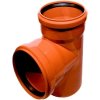 KG KGEA odbočka odpadní DN125/110, 87°, PVC, oranžová,  221410