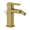 KLUDI RENON bidetová baterie s výpustí, kartáčované zlato, 42216N075