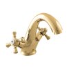 MORAVA RETRO - Umyvadlová baterie bez výpusti, Zlatá lesklá MK328.0Z, RAV Slezák