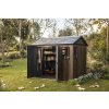 Zahradní domek Keter Apex 7,5 x 9 Walnut, s podlahou, 612044