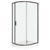 32963 5 sprchovy kout aplomo solid black 100x80 s vanickou p