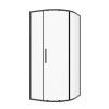 32957 4 sprchovy kout aplomo solid black 100x80