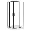 32969 8 sprchovy kout aplomo solid 100x80 d black p
