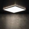 KANLUX AZPO stropní LED svítidlo, 225x225mm, 12,3W, 3000/4000/6000K, IP54, černá mat 31531
