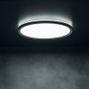 KANLUX AZPO stropní LED svítidlo, ø 225mm, 11,8W, 3000/4000/6000K, IP54, černá mat 31513