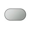 33005 2 lavedo zrcadlo simple oval black na sirku