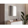 32990 2 lavedo simple white zrcadlo hlinikovy ram interier