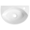 Aqualine LIZA keramické umývátko 40x27cm, bílá NP412