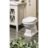 Kerasan RETRO WC sedátko Soft Close, bílá/bronz 108601N