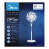 MIDEA Stojanový ventilátor, 7 lopatek s dálkovým ovladačem, bílý, M-FS40-23MR