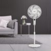 MIDEA Stojanový ventilátor, 7 lopatek s dálkovým ovladačem, bílý, M-FS40-23MR