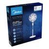 MIDEA Stojanový ventilátor, 7 lopatek s dálkovým ovladačem, bílý, M-FS40-23MR
