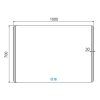 led zrcadlo 1000x700 s dotykovym senzorem vykres