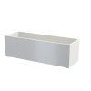 Granisil granitový květináč KUBI 90 cm Bílý, 5907440727816