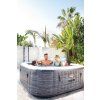 Vířivý bazén INTEX PureSpa Greystone Bubble Deluxe pro 6 osob 28452NP