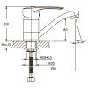 Koer Dřezová baterie MIXXUS PREMIUM GERMES 555-15СМ (NUT) 00-00000577