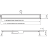 KOER Sprchový žlab FD30-70×600 00-00000170