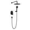 ultra 2f black podomitkovy sprchovy set vcetne prislusenstvi