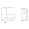 kombi wc robusto tornado se slim sedatkem soft close